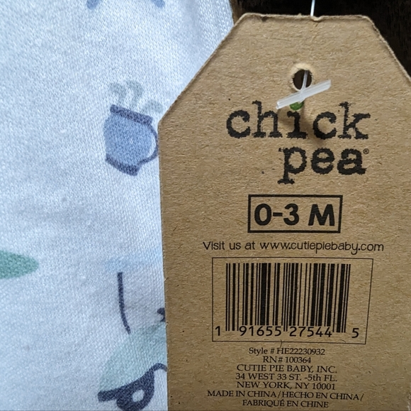 Chick Pea footed Pajamas - Picture 4 of 7